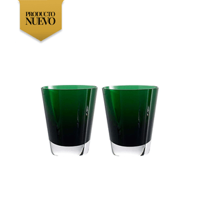 Vasos Verdes Mosaique set de 2 Baccarat